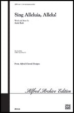 Sing Alleluia, Allelu! Two-Part choral sheet music cover Thumbnail